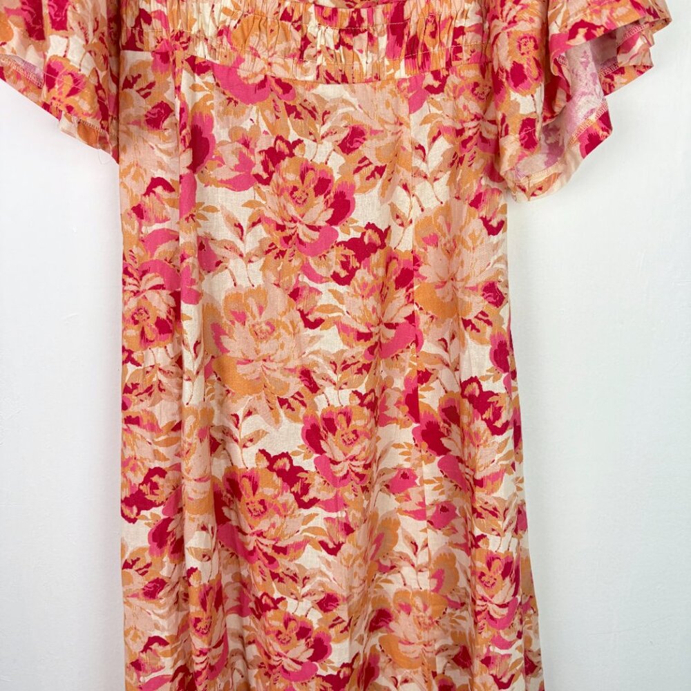 NWT Amalie the Label Thalia Midaxi Dress Short Sleeve Fit & Flare Size 10 NEW - Picture 4 of 14